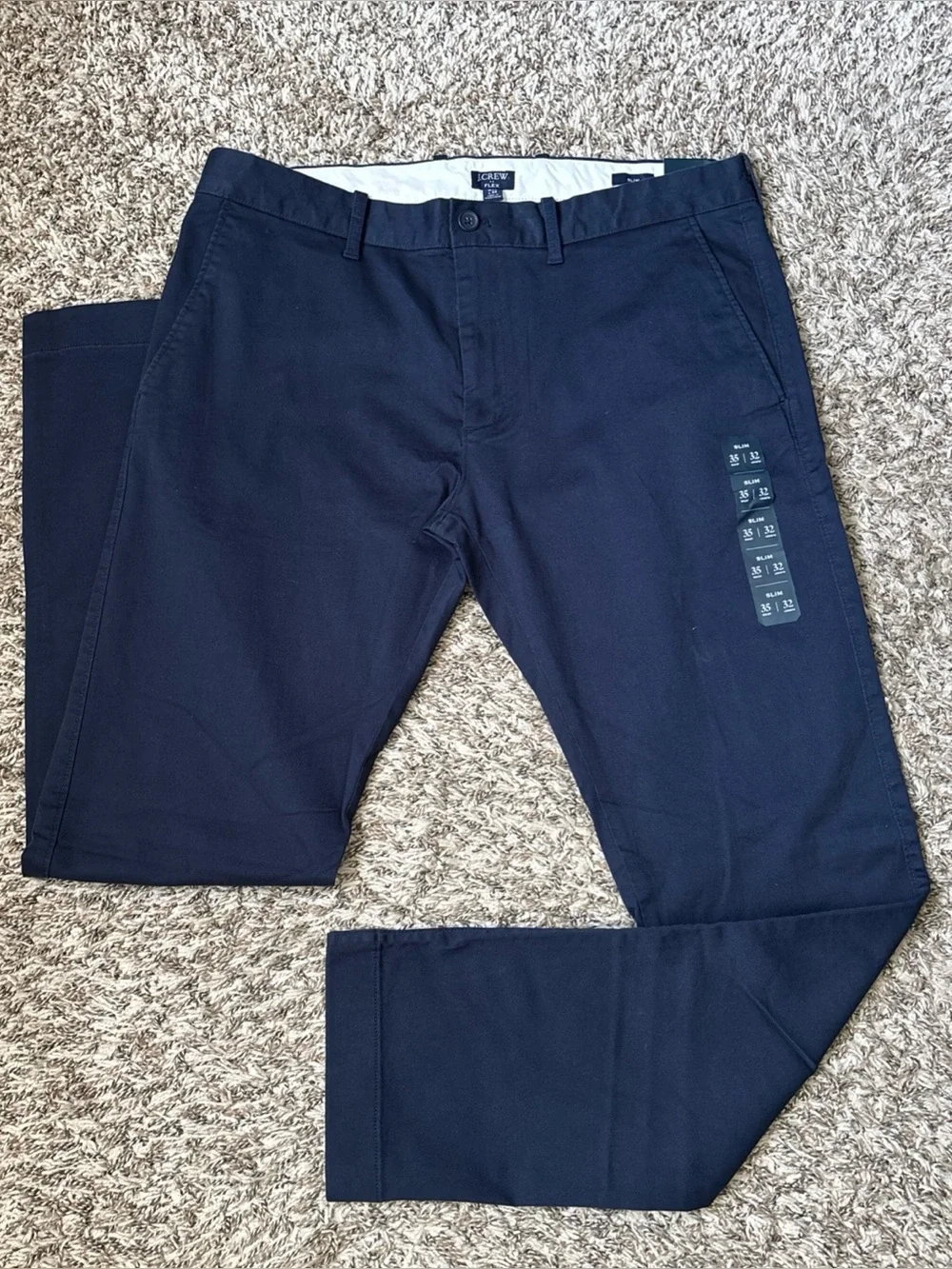 J. Crew Navy Slim Chino Pants